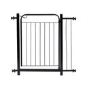 Ver imagem 3 de Portão Grade de Proteção para Pet e Bebê Com Trava Segurança Portas de 70 cm á 80 cm - Preto