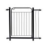 Portão Grade de Proteção para Pet e Bebê Com Trava Segurança Portas de 70 cm á 80 cm - Preto - 3