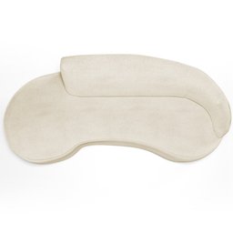 Sofá 5 Lugares Curvo Sala de Estar Living Firenze Direito D02 Linho Bege 300 cm D-463 - Lyam - 6