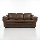 Ver imagem 2 de Sofá 3 Lugares 207cm Firenze Courino Marrom Linha Premium Elegante Resistente Confortável Sala