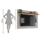 Ver imagem 2 de Painel Para Tv Até 70 Polegadas 1,80M Nt1305 Freijó / Off White Notável Freijó Trend / Off