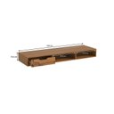 Ver imagem 4 de Nicho Modulado Flexível com 1 Gaveta 160cm Linha Liga Marrom Canela