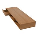 Ver imagem 6 de Nicho Modulado Flexível com 1 Gaveta 160cm Linha Liga Marrom Canela
