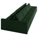 Ver imagem 6 de Sofá Ilha Modulado Milos 392cm Puff Lateral Veludo Verde G33 - Gran Belo