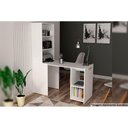 Ver imagem 5 de Mesa Multiuso Casal Retrátil Me4171 C/ 5 Nichos Amêndoa - Tecno Mobili