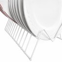 Ver imagem 5 de 2 Organizadores de Armário Suporte Prato Vertical Branco Arm