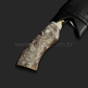 Ver mais imagens de Faca Picanheira Blacksmith Carbono 3mm Osso Full Tang:10'' (25cm)