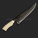 Ver imagem 7 de Faca Picanheira Blacksmith Carbono 3mm Osso Full Tang:10'' (25cm)