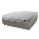 Ver imagem 1 de Conjunto Box Baú Casal Hellen Espuma Premium D33 Pillow Top 138x188x60cm