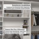 Ver imagem 6 de Quarto de Solteiro com Guarda Roupas e Mesa de Cabeceira Alpes Luciane Móveis