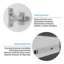 Ver imagem 7 de Quarto de Solteiro com Guarda Roupas e Mesa de Cabeceira Alpes Luciane Móveis