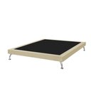 Ver imagem 1 de Base Cama Box Casal Japonesa 140cm em Veludo Bege - Cor: Preto