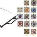 Ver imagem 3 de Descanso de Panela Apoio de Mesa Ladrilho Hidráulico P- Travessa Ladrilho A3
