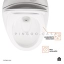 Ver imagem 3 de Vaso Sanitário Monobloco Caixa Acoplada Privada Aquarela Pingoo.casa - Branco
