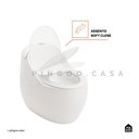 Ver imagem 4 de Vaso Sanitário Monobloco Caixa Acoplada Privada Aquarela Pingoo.casa - Branco