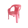 3 Cadeiras Mini Poltrona Infantil de Plástico Rosa - 2