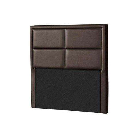Cabeceira Cama Box Estofada Solteiro New York Courano Marrom - Probel
