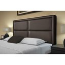 Ver imagem 3 de Cabeceira Cama Box Estofada Solteiro New York Courano Marrom - Probel