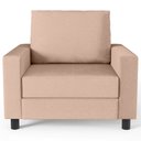 Ver imagem 6 de Kit 2 Poltronas Decorativas para e Recepção Malta L02 Linho Rosê - Lyam Decor