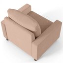 Ver mais imagens de Kit 2 Poltronas Decorativas para e Recepção Malta L02 Linho Rosê - Lyam Decor