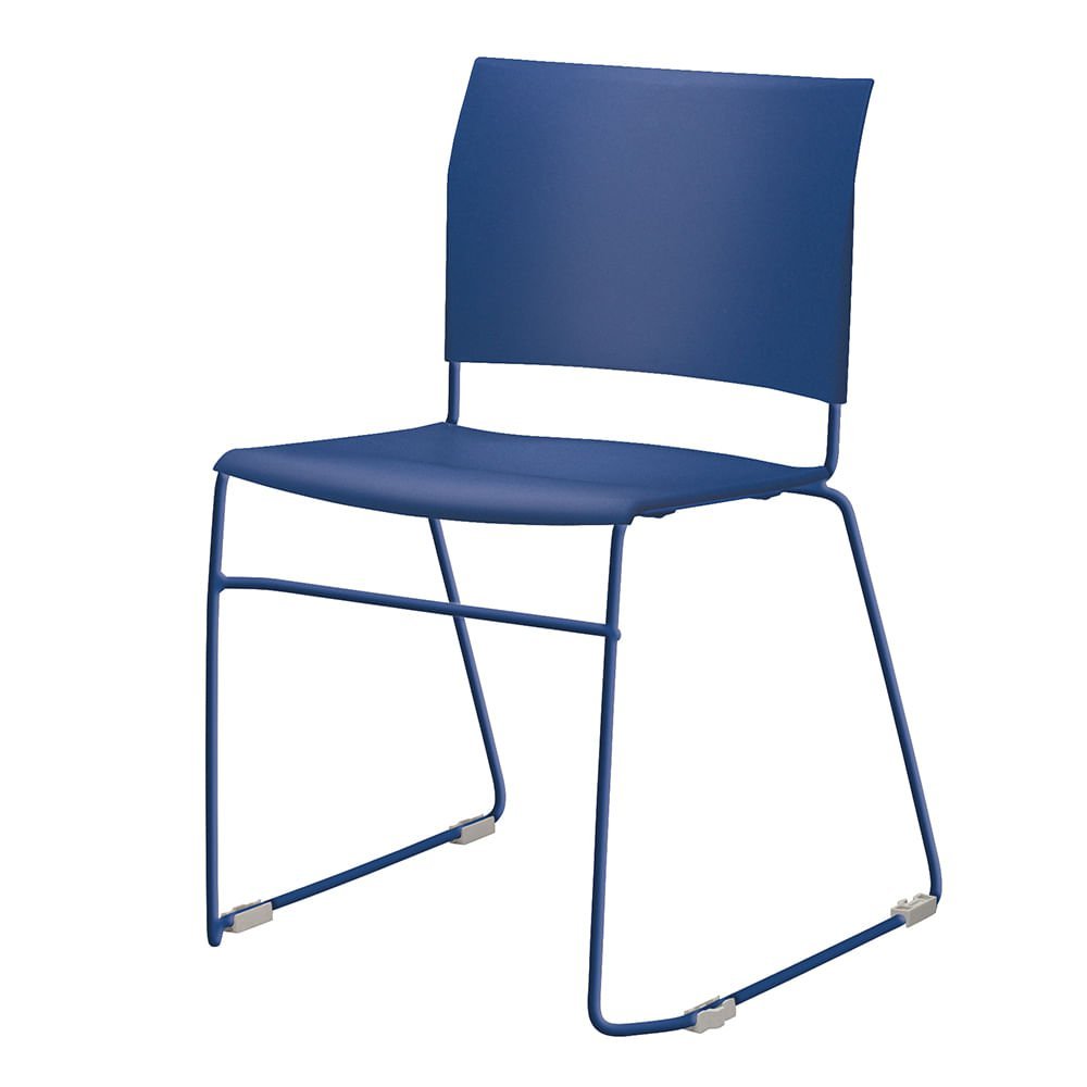 Cadeira Marelli Yog Fixa Azul 1901