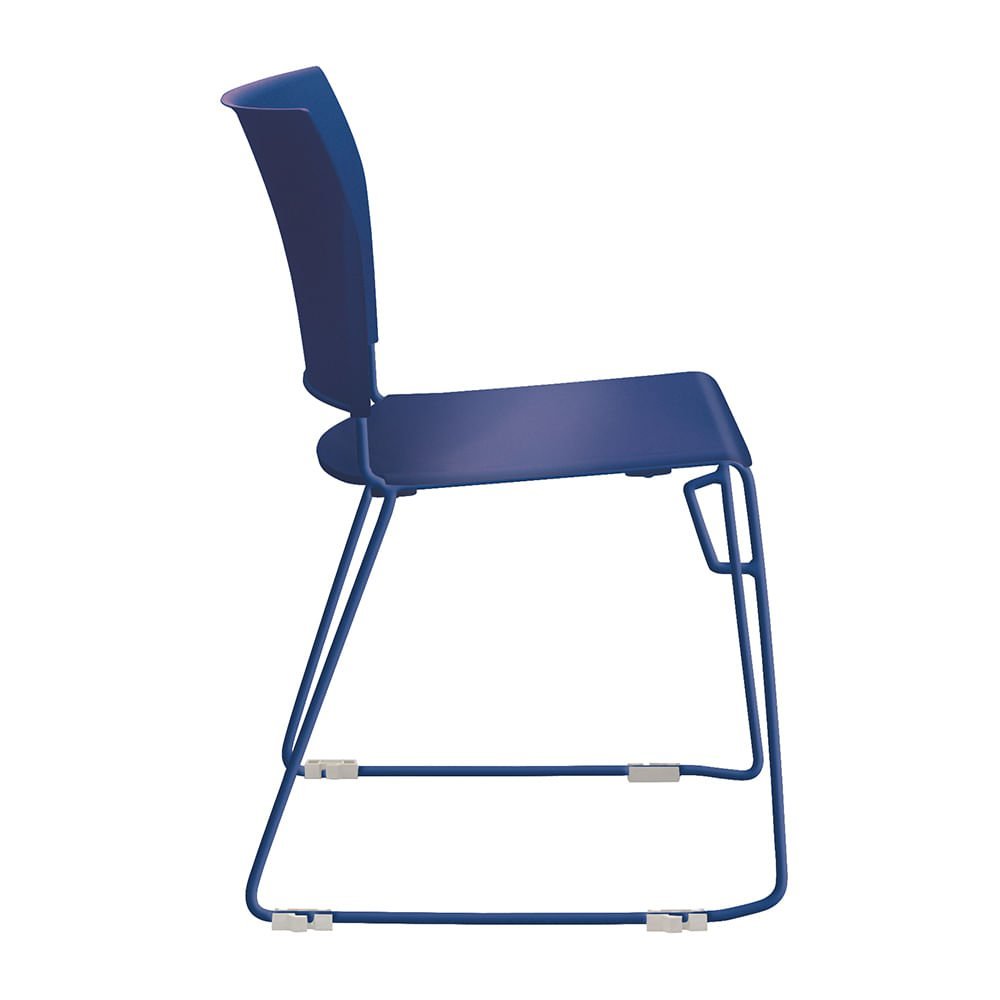 Cadeira Marelli Yog Fixa Azul 1901 - 3