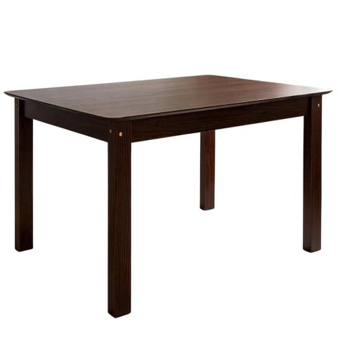 Mesa de Jantar Repleta Madeira Maciça 115x90 cm