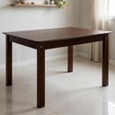Ver imagem 2 de Mesa de Jantar Repleta Madeira Maciça 115x90 cm