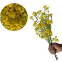 Ver imagem 3 de Kit de 18 Flores Artificiais Amarelo para Buquê Arranjo Floral e Decoração