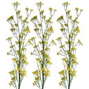 Ver imagem 1 de Kit de 18 Flores Artificiais Amarelo para Buquê Arranjo Floral e Decoração