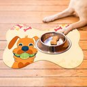 Ver imagem 5 de Tapete Comedouro Ração Cachorro Pet Cão Dog Lona Nº1 - 30x44