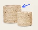 Ver imagem 1 de Cachepot em Fibra Natural 14946 GG Mart