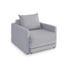 Poltrona Sofá Cama Solteiro 85cm Trento Cinza Estofama - 2