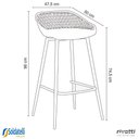 Ver imagem 2 de Kit 2 Banquetas Clarice Várias Cores - Rivatti