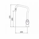 Ver imagem 3 de Misturador Monocomando para Cozinha 7004 Angra C62 Meber Metais