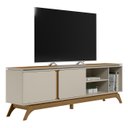 Ver imagem 1 de Rack para Sala de Tv 70 Polegadas 200cm Nice L06 Nature/off - Mpozenato