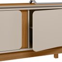Ver imagem 5 de Rack para Sala de Tv 70 Polegadas 200cm Nice L06 Nature/off - Mpozenato