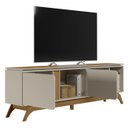 Ver imagem 2 de Rack para Sala de Tv 70 Polegadas 200cm Nice L06 Nature/off - Mpozenato