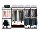 Ver imagem 1 de Closet Aramado - Linear Clr 371 com Gaveta - 3,40m - Preto