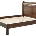 Ver imagem 2 de Cama de Casal 140cm Madeira Maciça Amsterdã Marrom/Amêndoa