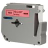 Fita para Rotulador Eletrônico Compativel com Brother M-k431 Mk431 12mmx8m Preto sobre Vermelho - 1