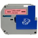 Ver imagem 2 de Fita para Rotulador Eletrônico Compativel com Brother M-k431 Mk431 12mmx8m Preto sobre Vermelho