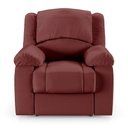 Ver imagem 1 de Poltrona do Papai Reclinável Sala de Cinema Barcelona Elétrica Touch Massagem Usb Pu Vermelho