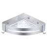 Suporte Prateleira Aço Inox Canto Porta Utensílio Multiuso Banheiro Cozinha - 1