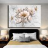 Quadro Decorativo Floral Borda Infinita em Canva 70 x 120cm - FLORAL 1 - 4