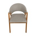 Ver imagem 3 de Kit 2 Cadeiras de Jantar Madeira Maciça Cerejeira Premium Helen Linho Bege