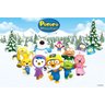 Painel Lona Pororo O Pequeno Pinguim mod02 - 2,4 M X 1,3 M - 1