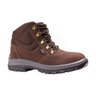 Botina de amarrar Cartom Nobuck Mod: TP094 Sem Biqueira CA: 40102 |15080 - Café - 41 - 1