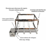 Gira Grill Churrasqueira Inox 4 Espeto + Garra de Urso - 2