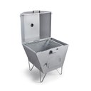 Ver imagem 1 de Churrasqueira Econômica de Chapa Galvanizada Prata Olibox